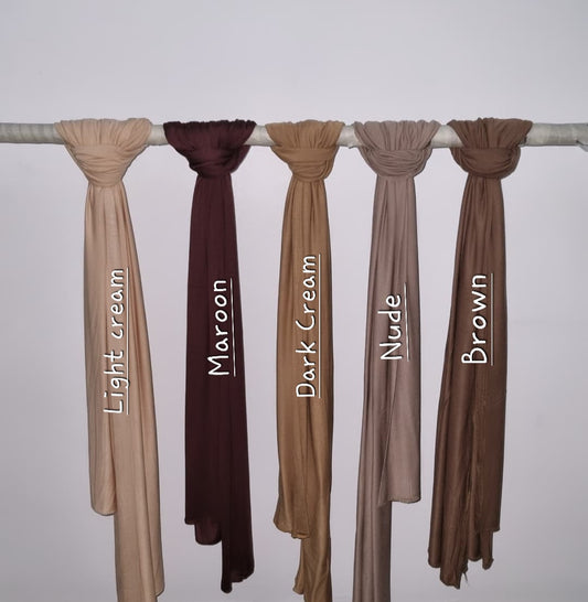 Stretch jersey Hijabs